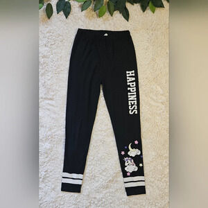 SHEIN Girls Unicorn Happiness Leggings